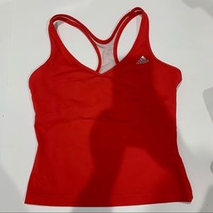 Adidas Racer Back Red Top